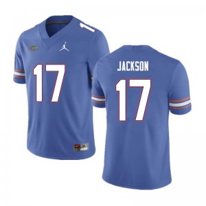 Men's Florida Gators #17 Kahleil Jackson NCAA Nike Blue Authentic Stitched College Football Jersey QMT4562AA